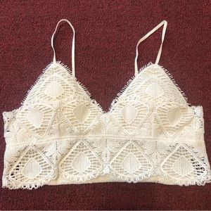 Anemone lace bralette M